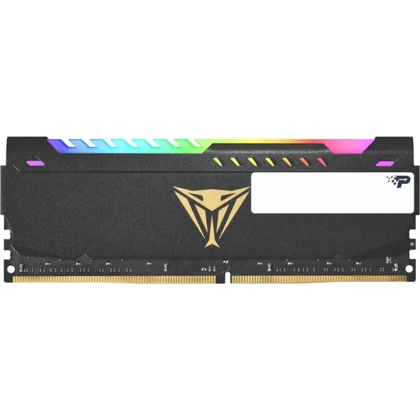 Patriot DIMM 16 GB DDR4-3600 , Arbeitsspeicher (schwarz, PVSR416G360C0, Viper Steel RGB, INTEL XMP)
