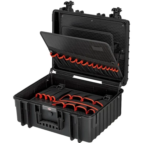 KNIPEX Werkzeugkoffer "Robust34" 00 21 36 LE, Werkzeugkiste (schwarz, staub- und wasserdicht, flugtauglich)
