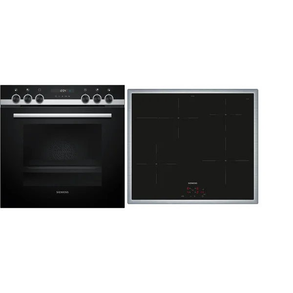 Siemens EQ522IB01, Herdset (schwarz/silber)