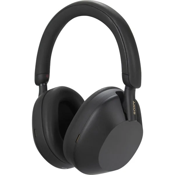 Sony WH-1000XM5 + Softcase, Kopfhörer (schwarz, USB-C, ANC)