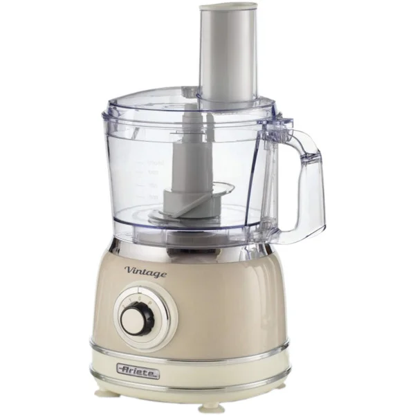 Ariete Vintage Beige Multifunktions-Küchenmaschine (beige, 1.000 Watt, 1,2 Liter)