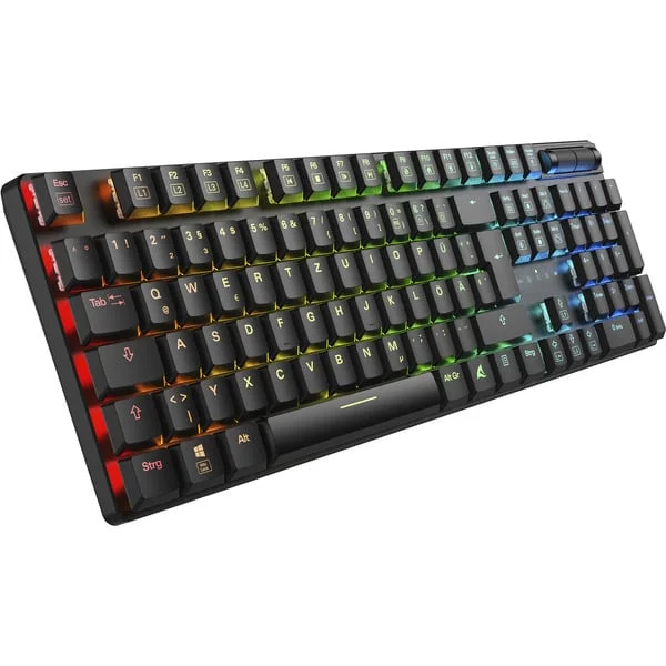 Sharkoon PureWriter W100, Gaming-Tastatur (schwarz, Huano Silent)