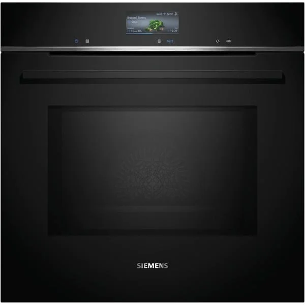 Siemens HM776GKB1 IQ700, Backofen (schwarz/edelstahl, mit Mikrowellenfunktion, 60 cm, Home Connect)