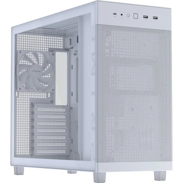 ASUS PRIME AP303 TG , Tower-Gehäuse (weiß, Tempered Glass)