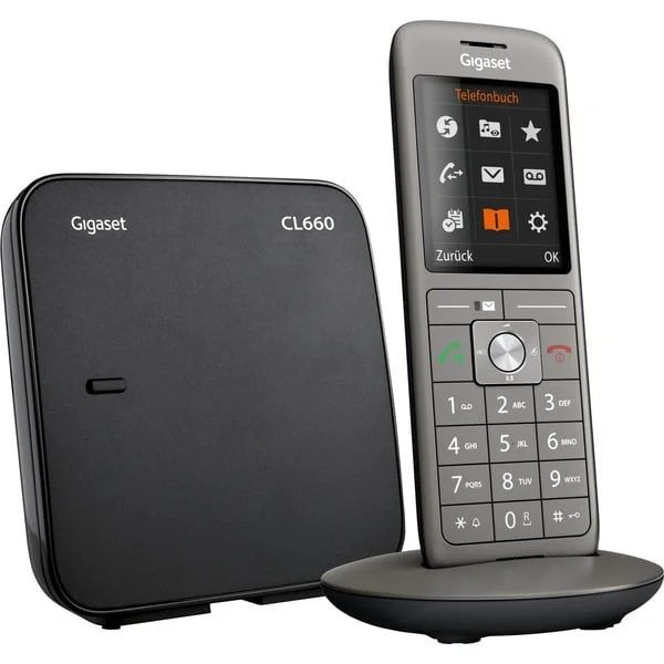 Gigaset CL660, analoges Telefon (grau)