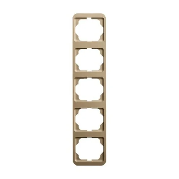 0 Rahmen fünffach senkrecht alpha, Abdeckung (bronze, Retail)