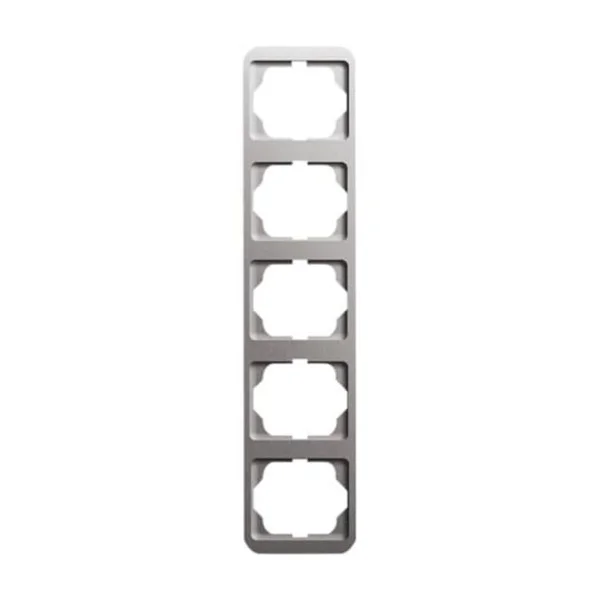 0 Rahmen fünffach senkrecht alpha (platin, Retail)
