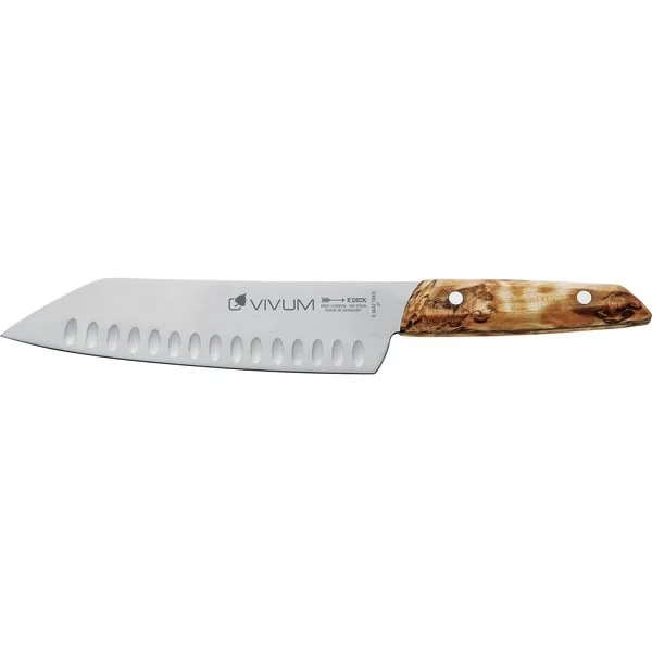 DICK VIVUM Santoku Kullenschliff, 18cm, Messer (holz)