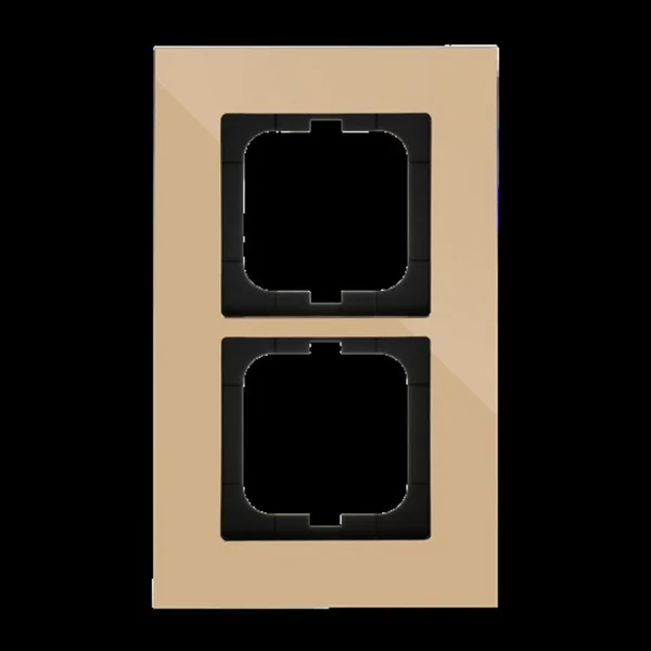 0 Rahmen zwei-fach (gold, Retail)