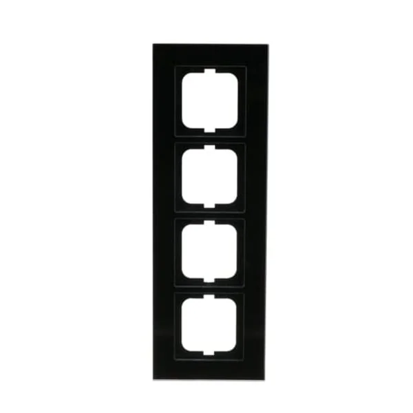 0 Rahmen vierfach (schwarz, Retail)