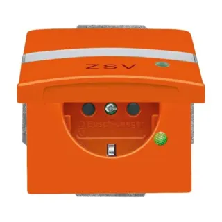 0 Schutzkontakt-Steckdoseneinsatz CEE 7/3 Typ F 20 EUGKBLN-14-101 (orange, Retail)