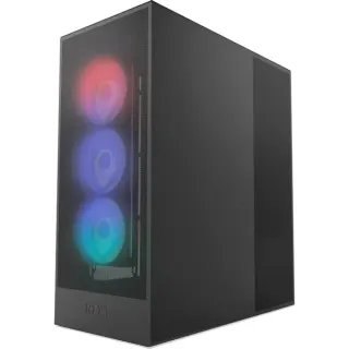 NZXT H7 Flow RGB ( 2024 ) , Tower-Gehäuse (schwarz, Tempered Glass)