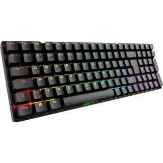 Sharkoon SKILLER SGK50 S2, Gaming-Tastatur (schwarz, DE-Layout, Gateron Yellow)