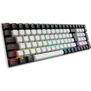 Sharkoon SKILLER SGK50 S2, Gaming-Tastatur (weiß, DE-Layout, Gateron Yellow)