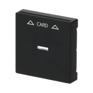 0 Zentralscheibe für Cardschalter mit Symbolik und Kalotte (schwarz, Retail)