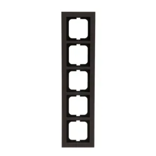 0 Abdeckrahmen 5-fach, Abdeckung (braun, Retail)