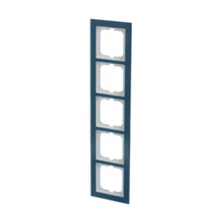 0 Abdeckrahmen 5-fach (blau, Retail)