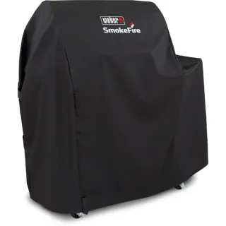 Weber Premium Haube, Schutzhaube (grau, Weber SmokeFire EX4 Holzpellet-Grill)