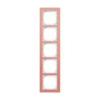 0 Abdeckrahmen fünffach (rosa, Retail)