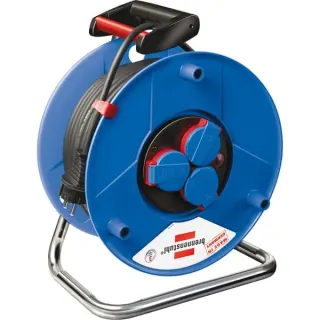 Brennenstuhl Garant IP44 Gewerbe-/ Baustellen-Kabeltrommel, 3-fach (blau/schwarz, 40 Meter)