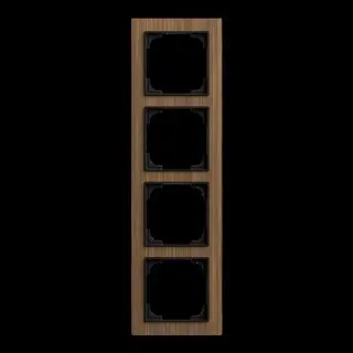 0 Abdeckrahmen vierfach (holz, Retail)