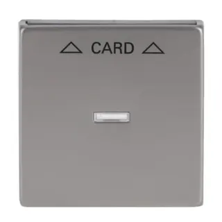 0 Zentralscheibe für Cardschalter, Abdeckung (edelstahl, Retail)