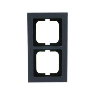 0 Abdeckrahmen 2-fach, Abdeckung (blau, Retail)