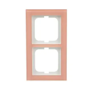 Busch-Jaeger Abdeckrahmen 2-fach, Abdeckung (rosa, Retail)