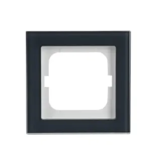 0 Abdeckrahmen 1-fach (grau, Retail)