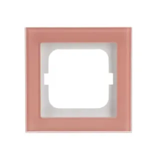 0 Abdeckrahmen 1-fach, Abdeckung (rosa, Retail)