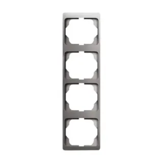 0 Rahmen vierfach senkrecht alpha 1734 KA-20 (platin, Retail)