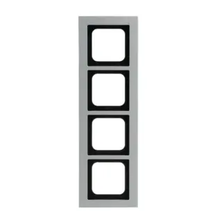 0 Abdeckrahmen zum Abdecken von Schaltern, Tastern und Steckdosen, Abdeckung (titan, Retail)