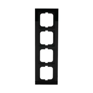 0 Rahmen vierfach (schwarz, Retail)