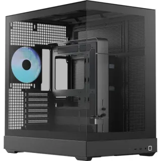 APNX V2-F-BK-v1, Tower-Gehäuse (schwarz, Tempered Glass x 3)