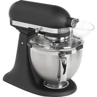 KitchenAid Artisan Premium 5KSM185PSEBK Gusseisen-schwarz, Küchenmaschine (schwarz, 300 Watt)