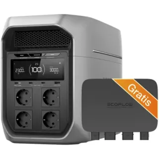 EcoFlow DELTA 3 Max, Powerstation (grau/schwarz)