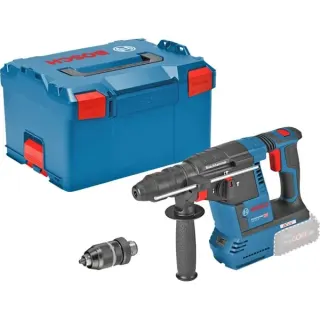 Bosch Professional Akku-Bohrhammer GBH 18V-26 F Professional solo, 18Volt (blau/schwarz, ohne Akku und Ladegerät, in L-BOXX)
