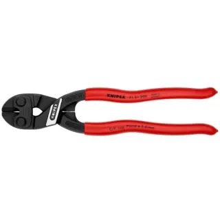 KNIPEX Kompakt-Bolzenschneider CoBolt 71 31 200, Schneid-Zange (rot, Länge 200mm)