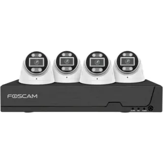Foscam FN9108 E T4 2T, Set (schwarz, FN9108E 8-Kanal NVR, 4x T5EP Kamera)