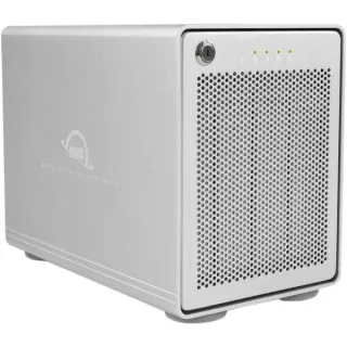 OWC Mercury Elite Pro Quad, Laufwerksgehäuse (silber, USB 3.2 Gen 2, RAID Ready)