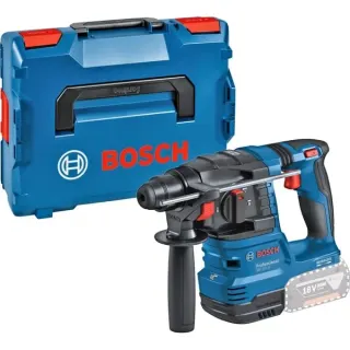 Bosch Professional Akku-Bohrhammer GBH 18V-22 Professional solo, 18Volt (blau/schwarz, ohne Akku und Ladegerät, in L-BOXX)