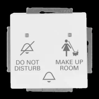0 Klingeltasteneinsatz Do Not Disturb Make Up Room, Taster (weiß, Retail)