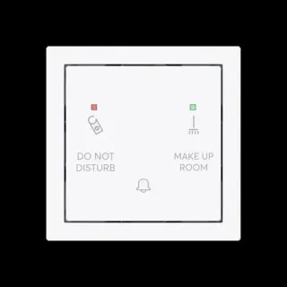 0 Klingeltaster Do Not Disturb Make Up Room mit Bedruckung Do Not Disturb Make Up Room (weiß, Retail)