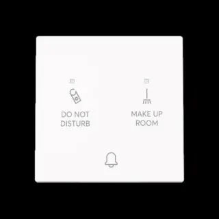 0 Klingeltaster Do Not Disturb Make Up Room Flureinheit 24 Volt (weiß, Retail)