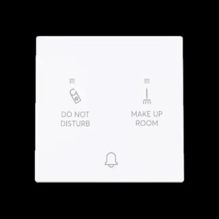 0 Klingeltaster Do Not Disturb Make Up Room (weiß, Retail)