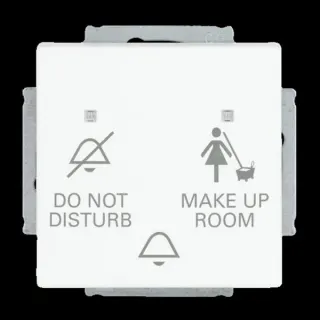 0 Klingeltasteneinsatz Do Not Disturb Make Up Room, Taster (weiß, Retail)
