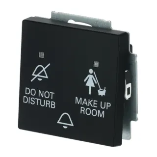 0 Klingeltaster Einzelgerät Do Not Disturb Make Up Room (schwarz, Retail)