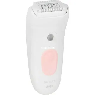 Braun Silk-épil 5-000, Epiliergerät (weiß/rosa, incl. Reinigungsbürste)