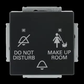 Busch-Jaeger Klingeltaster Einschalteinheit Do Not Disturb Make Up Room (anthrazit, Retail)