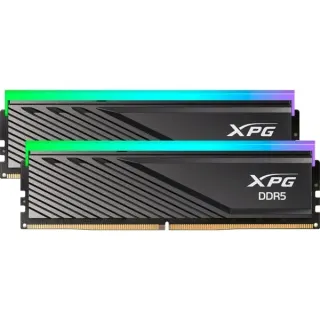 ADATA DIMM 32 GB DDR5-6000 (2x 16 GB) Dual-Kit, Arbeitsspeicher (schwarz, AX5U6000C3016G-DTLABRBK, XPG Lancer Blade RGB, INTEL XMP, AMD EXPO)
